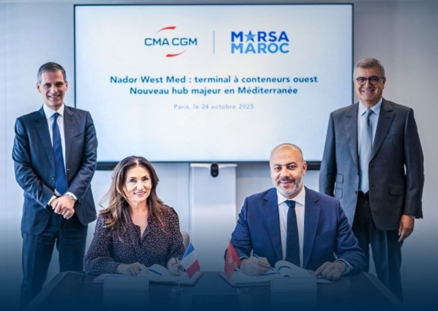 CMA CGM et Marsa Maroc finalisent leur accord. Crédit : Marsa Maroc