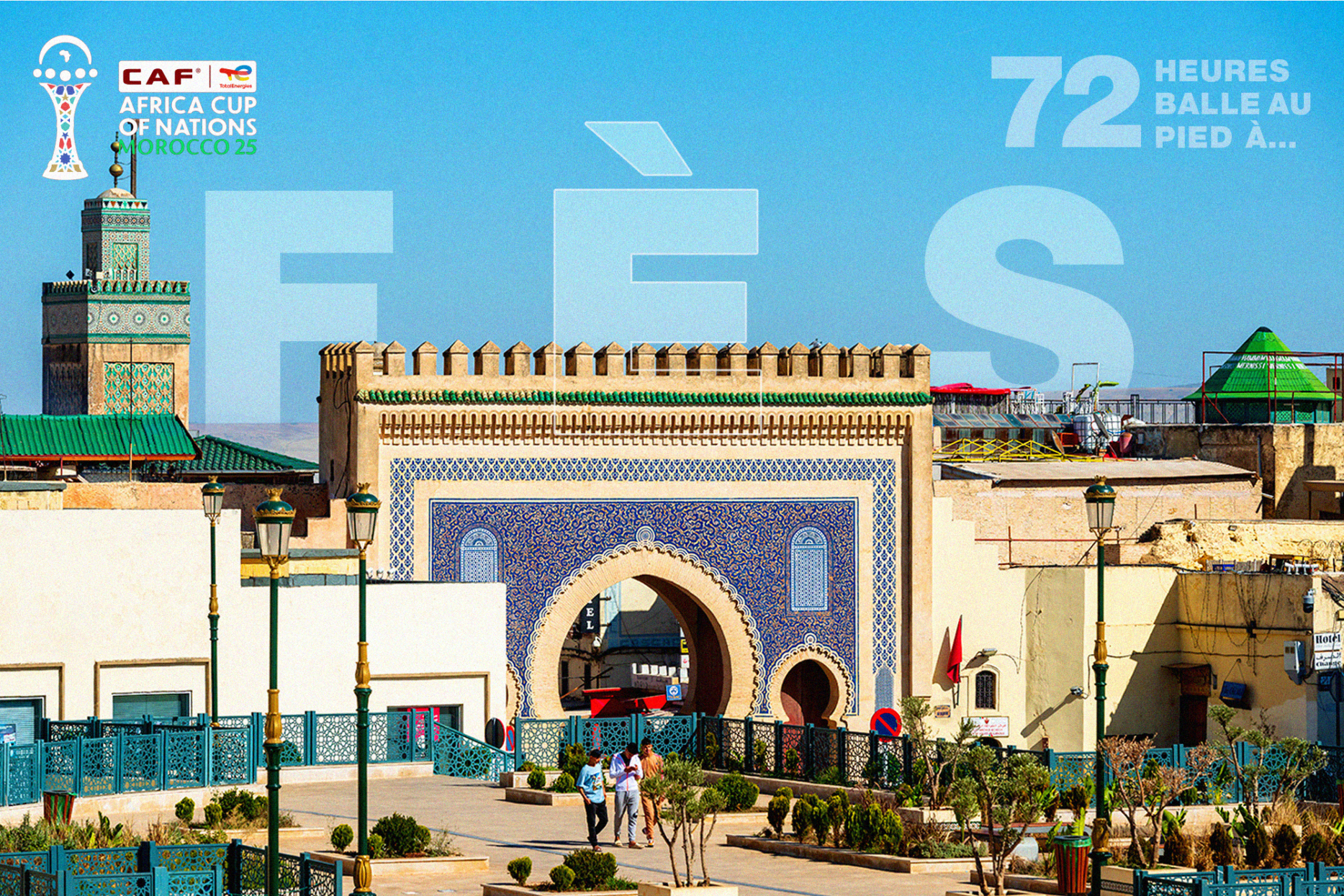 Bab Boujloud, l'une des portes de la médina de Fès.
