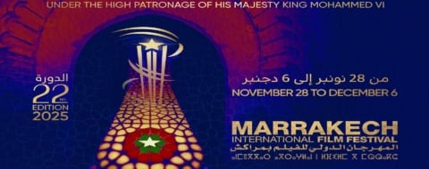L'affiche de la 22e édition du Festival international du film de Marrakech. Crédit : FIFM