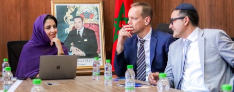 Délégation d'hommes d'affaires américains à Dakhla.