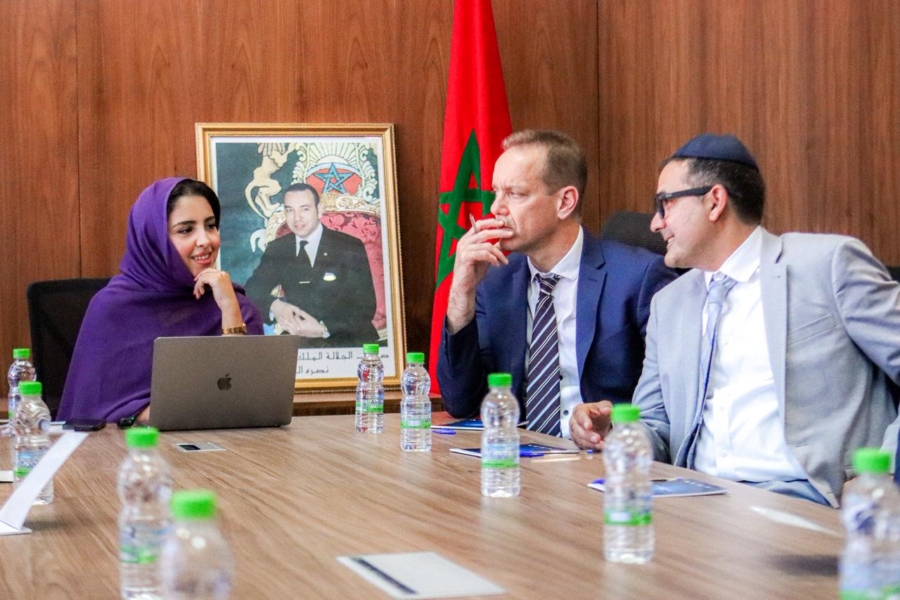 Délégation d'hommes d'affaires américains à Dakhla.