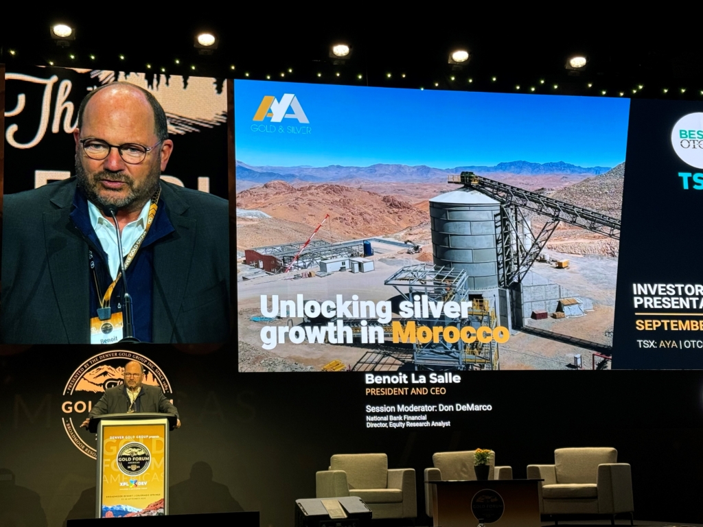 Benoit La Salle, CEO de Aya Gold & Silver.