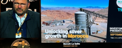 Benoit La Salle, CEO de Aya Gold & Silver.