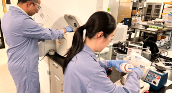 Chaitanya Sharma et Nan Wu, respectivement PDG et chercheur scientifique chez Nascent Materials