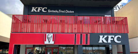 Le nouveau restaurant KFC du centre commercial Almaz, à Casablanca.