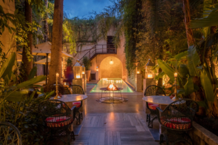 Dans le boutique-hôtel Riad El Fenn, à Marrakech.
