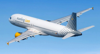 Un avion de la compagnie aérienne espagnole Vueling.