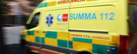 Une ambulance des services de secours espagnols (photo d'illustration)