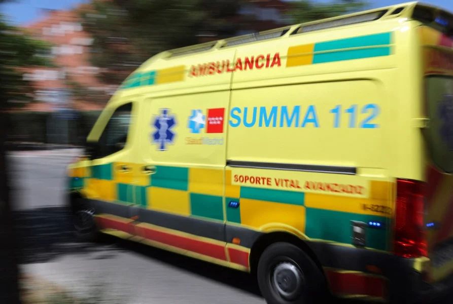 Une ambulance des services de secours espagnols (photo d'illustration)