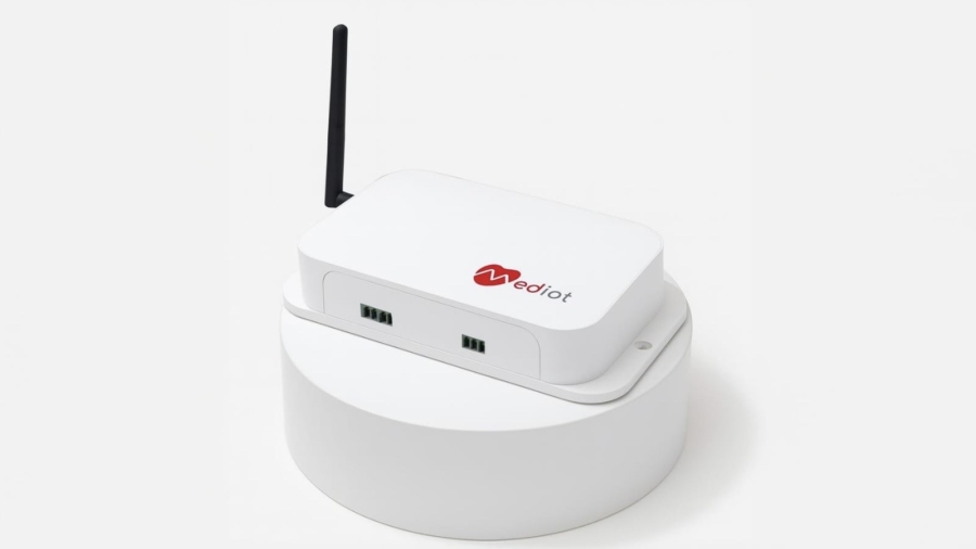 Le boîtier électronique HC+ développé par Mediot Technology. Crédit : Mediot Technology