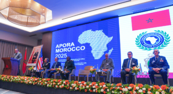 Lors de la séance d'ouverture de l’Atelier de l’Alliance des partenaires africains pour la réponse aux épidémies (APORA 2025), qui se déroule du 8 au 12 décembre 2025 à Rabat.