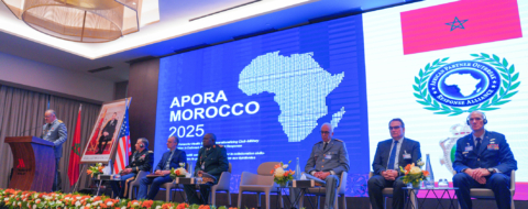 Lors de la séance d'ouverture de l’Atelier de l’Alliance des partenaires africains pour la réponse aux épidémies (APORA 2025), qui se déroule du 8 au 12 décembre 2025 à Rabat.