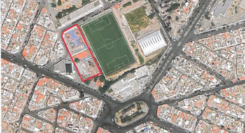 Plan d'aménagement du futur complexe sportif Al Fida.