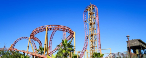 L'une des attractions du Parc Sindibad, à Casablanca.