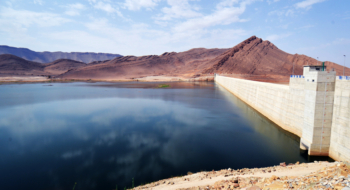 Le barrage Fask, situé à 30 km de Guelmim.