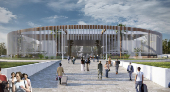 Une maquette numérique de la future gare routière de Kénitra.