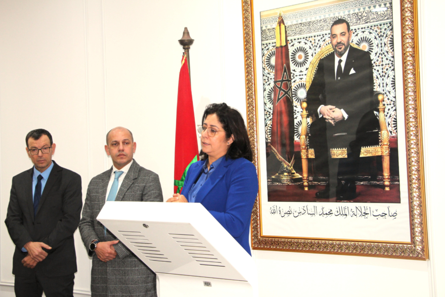 Loubna Boutaleb, directrice générale de l'Agence pour l'aménagement du site de la lagune de Marchica.