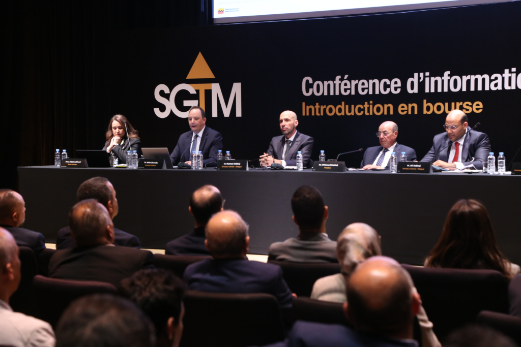 Conférence d'information sur l'IPO de SGTM, le 19 novembre 2025. Crédit : MAP