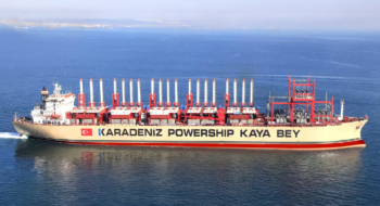 Un powership FRSU du groupe turc Karadeniz.