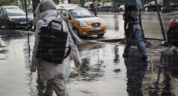 Casablanca sous la pluie.