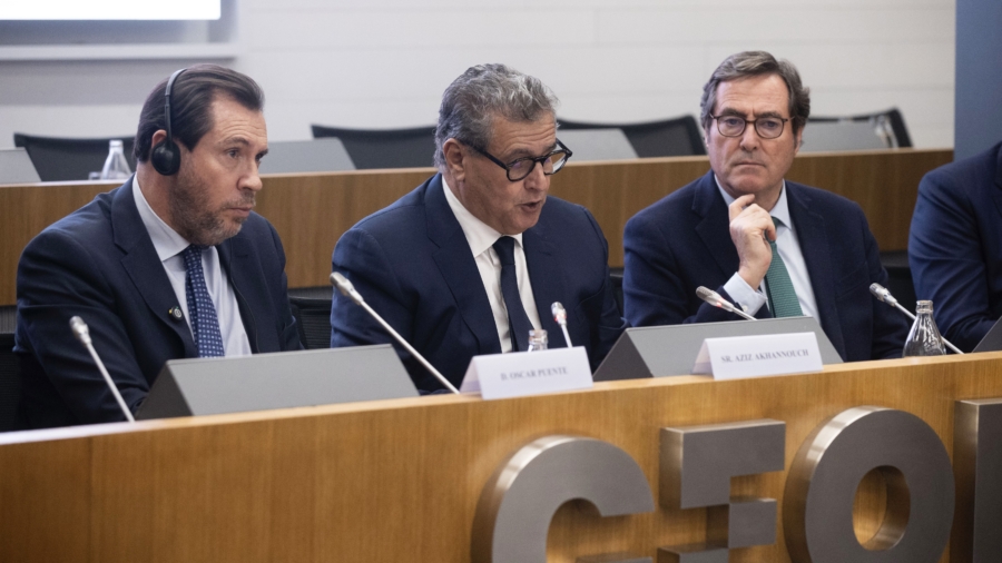 La rencontre entrepreneuriale maroco-espagnole, mercredi 3 décembre 2025, au siège de la CEOE, à Madrid. Crédit : CGEM