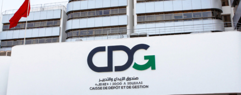 Le siège du groupe Caisse de dépôt et de gestion à Rabat.