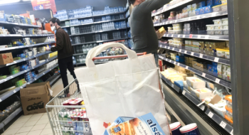 Dans un supermarché à Casablanca. Crédit : Le Desk
