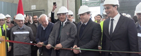 Inauguration de l'extension de l'usine de Somasteel.