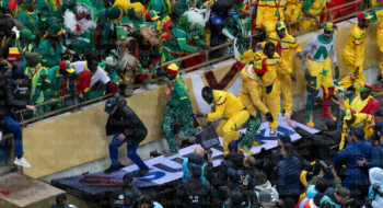 Tentative d'envahissement du terrain par les supporters sénégalais lors de la finale de la CAN 2025.