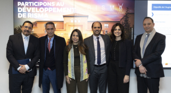 Conférence de presse de Risma à Casablanca à l'occasion de l'augmentation de capital de 450 MDH.