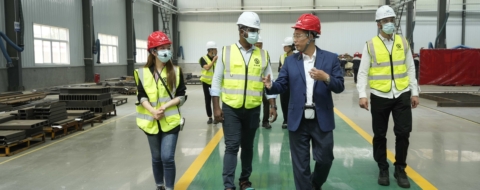 Dans une unité industrielle du groupe Haoshuo, en Chine.