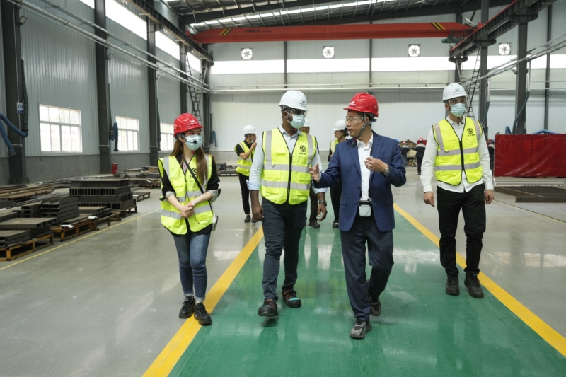 Dans une unité industrielle du groupe Haoshuo, en Chine.
