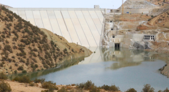 Le barrage M'dez, situé au sud-est de la ville de Sefrou.