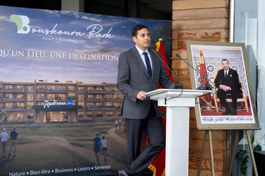 Cérémonie de lancement des travaux du complexe hôtelier et événementiel Bouskoura Park