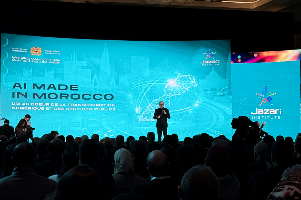 Lors de l'ouverture de la journée AI Made in Morocco, le 12 janvier 2026 à Rabat.