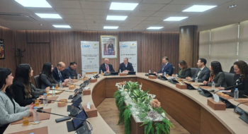 Lors de la signature de la convention d'adhésion d'Al Barid Bank au programme DATA-TIKA avec la CNDP, le 20 janvier 2026 à Casablanca.