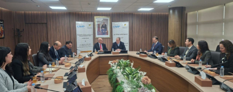 Lors de la signature de la convention d'adhésion d'Al Barid Bank au programme DATA-TIKA avec la CNDP, le 20 janvier 2026 à Casablanca.