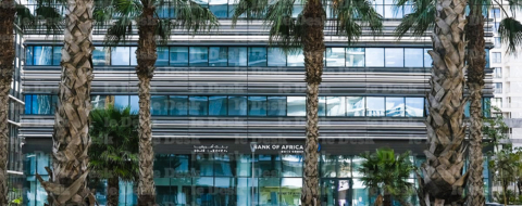 Une agence de Bank Of Africa à Casablanca.
