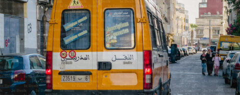 Un bus de transport scolaire.