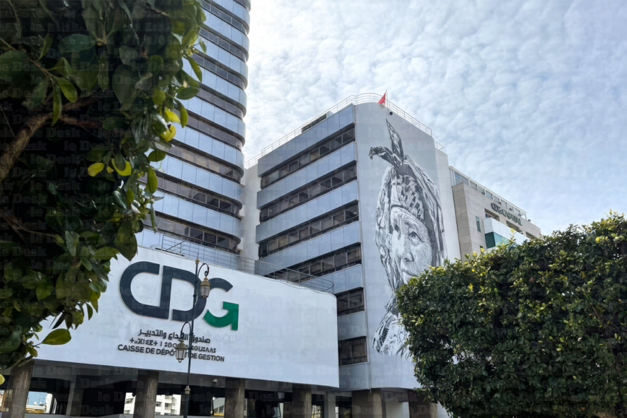 Le siège de la CDG à Rabat.
