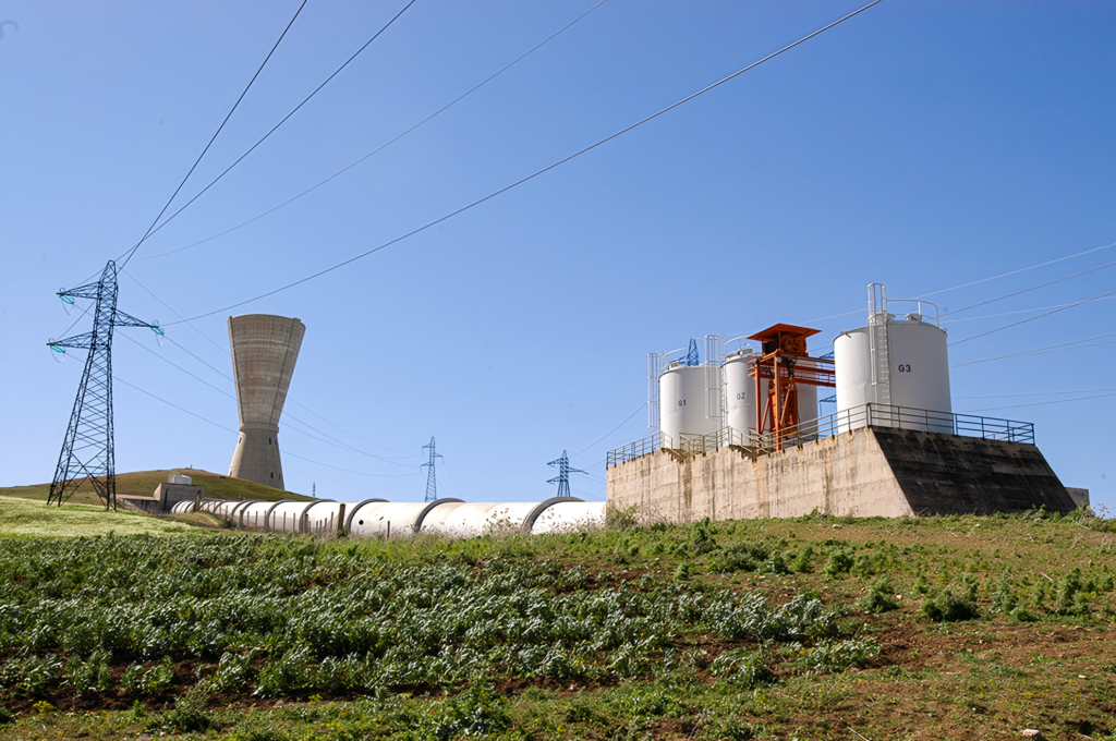 La centrale hydroélectrique Allal El Fassi, dans la région de Fès-Boulemane.