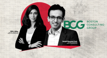 Souhail Cherqaoui-Fassi et Ghita Lahlou, directeurs associés chez Boston Consulting Group