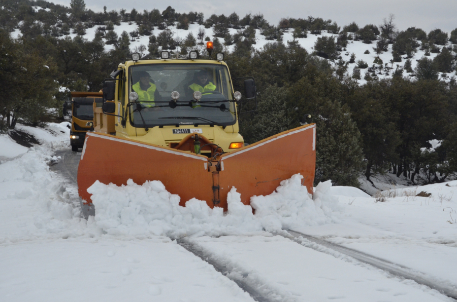 Province de Béni Mellal : une mobilisation accrue pour le désenclavement des zones montagneuses touchées par la neige