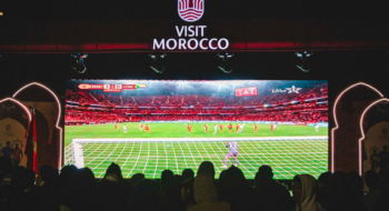 Une fan zone installée par l'ONMT lors du match d'ouverture de la CAN 2025.