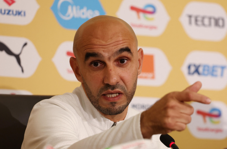 Walid Regragui ce samedi en conférence de presse