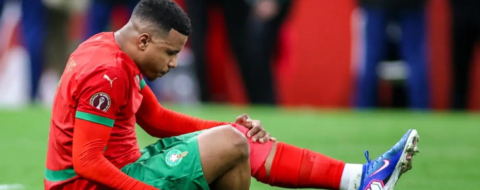 L'international marocain et attaquant du club français du LOSC, Hamza Igamane.