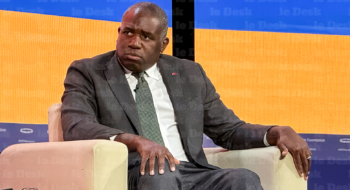 David Lammy, secrétaire d'État britannique aux Affaires étrangères, lors du Forum IGW 2025 tenu à Marrakech le 2 juin 2025.