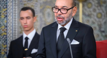 Le roi Mohammed VI lors de son discours du Trône, le 29 juillet 2025.