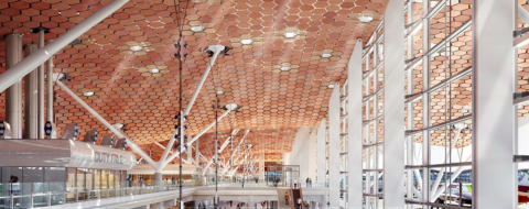Une maquette numérique du nouveau terminal de l’aéroport Casablanca Mohammed V.