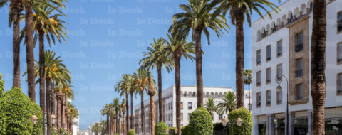 L'Avenue Mohammed V à Rabat.